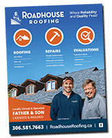 Roadhouse Roofing Brochure Cover
